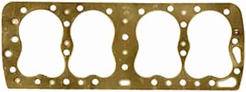 Copper/Fiber Head Gasket 1949-53 239 and 255 Flathead with large overbore, left side