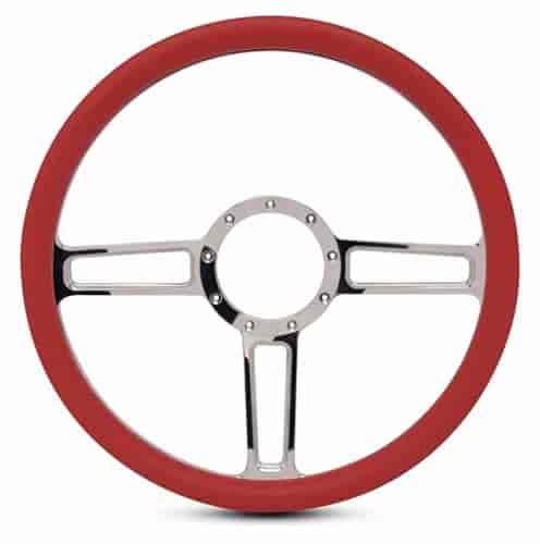 15 in. Launch Steering Wheel - Chrome Plated