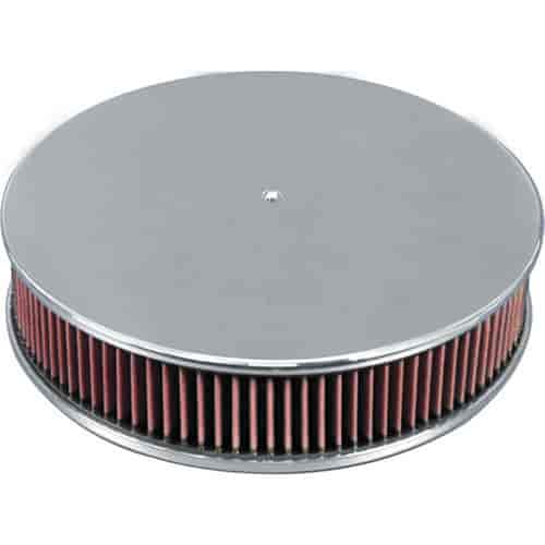 AIR CLEANER 14 ROUND SMOOTH POLISHED