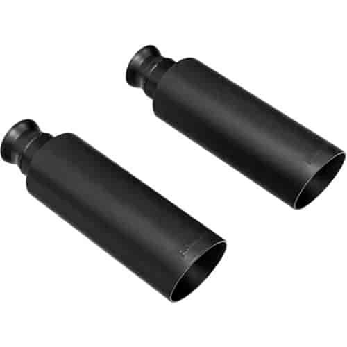 Black Ceramic Coated Stainless Steel Exhaust Tips 2009-2017 Dodge Ram 1500 5.7L