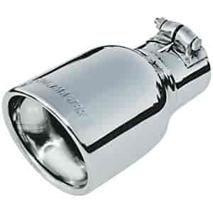 Polished Stainless Steel Exhaust Tip Clamp-On
