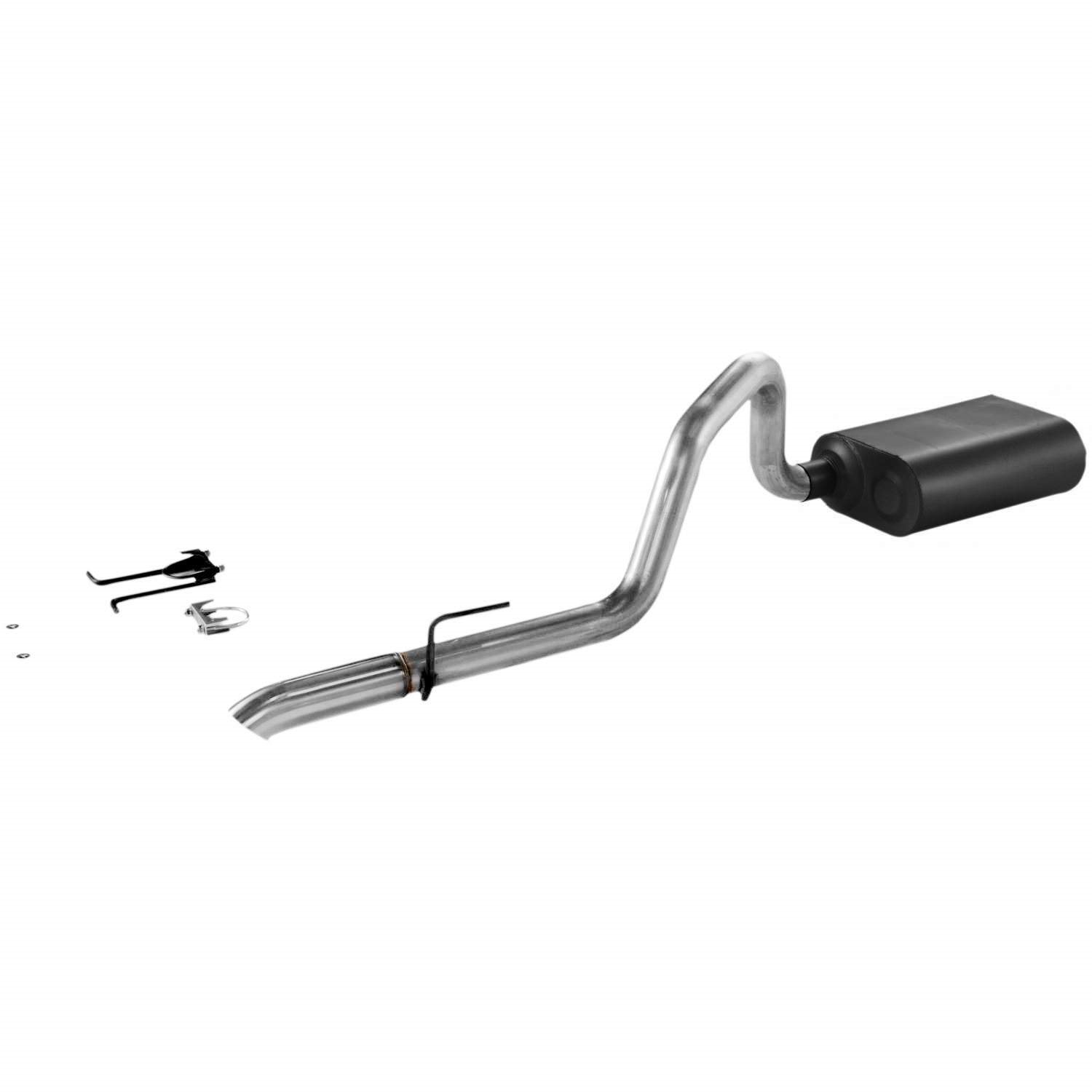 Force II Cat-Back Exhaust System 1991-1995 Jeep Wrangler YJ 4.0L HO