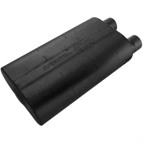 80 Series Cross-Flow Muffler Offset In 2.5"/2.5" Same Side Out