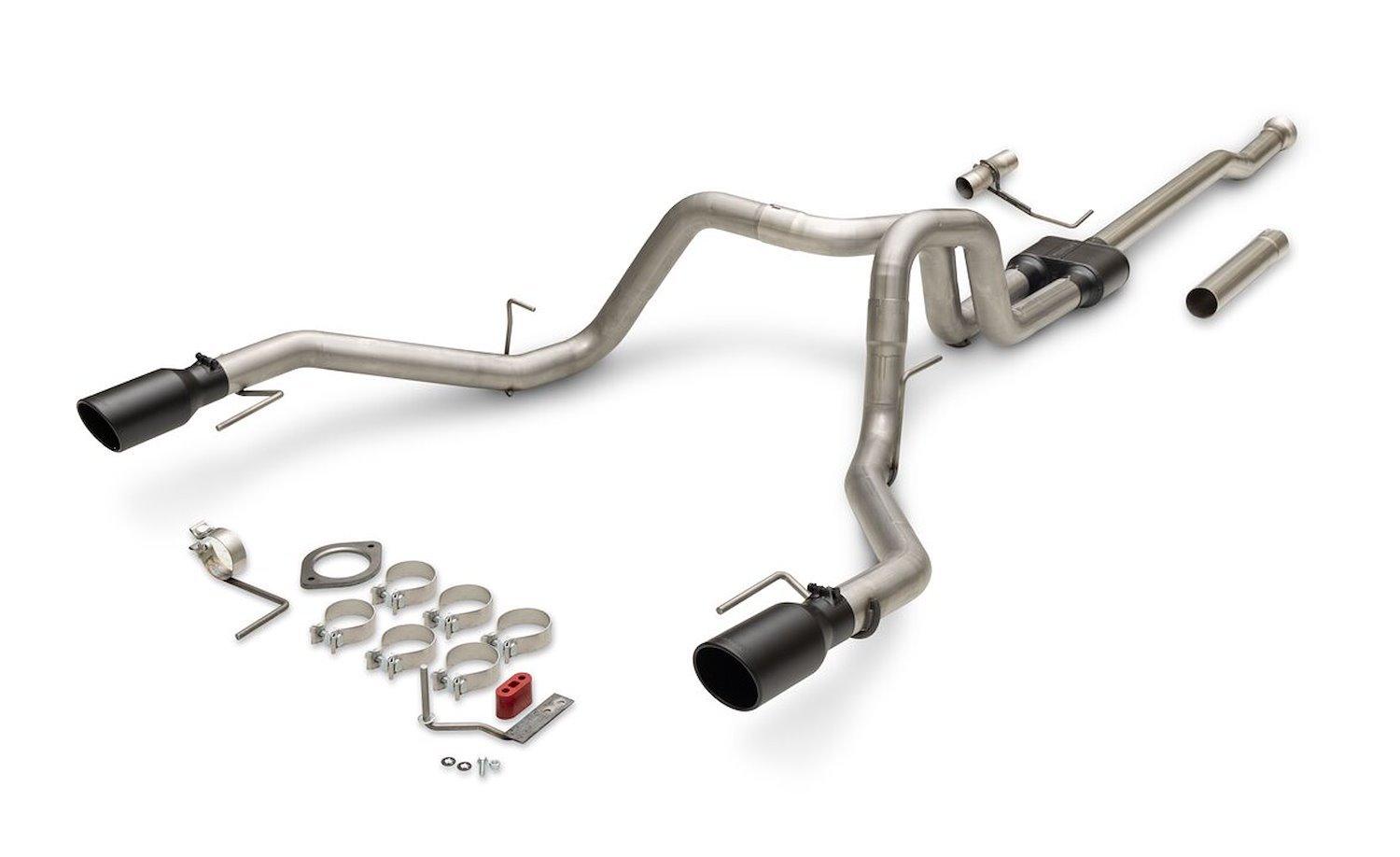 818168 Outlaw Cat-Back Exhaust System Fits Select Ford F-150 2.7L, 3.5L and 5.0L PowerBoost [Dual Exit]