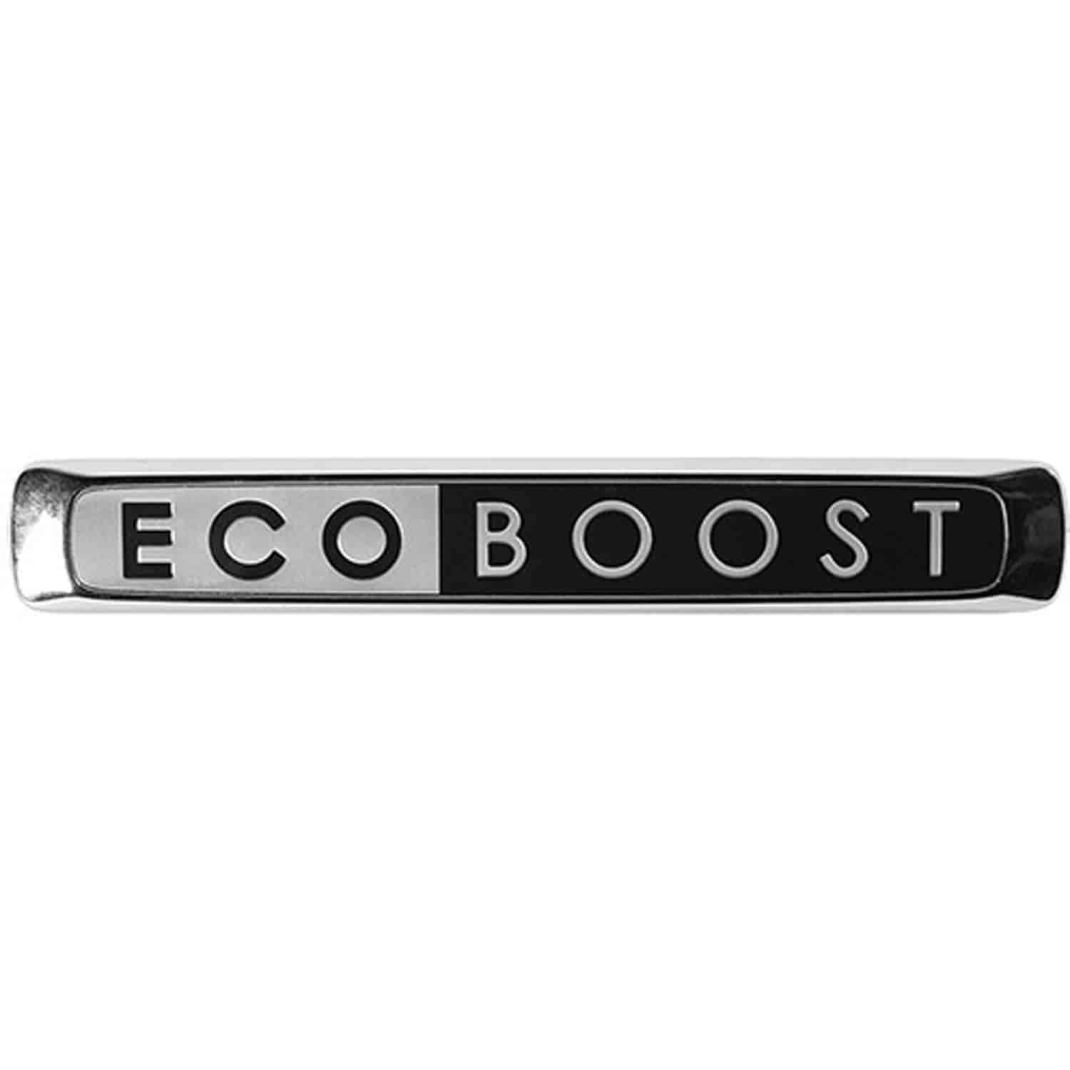 EcoBoost Fender Badges Black/Chrome