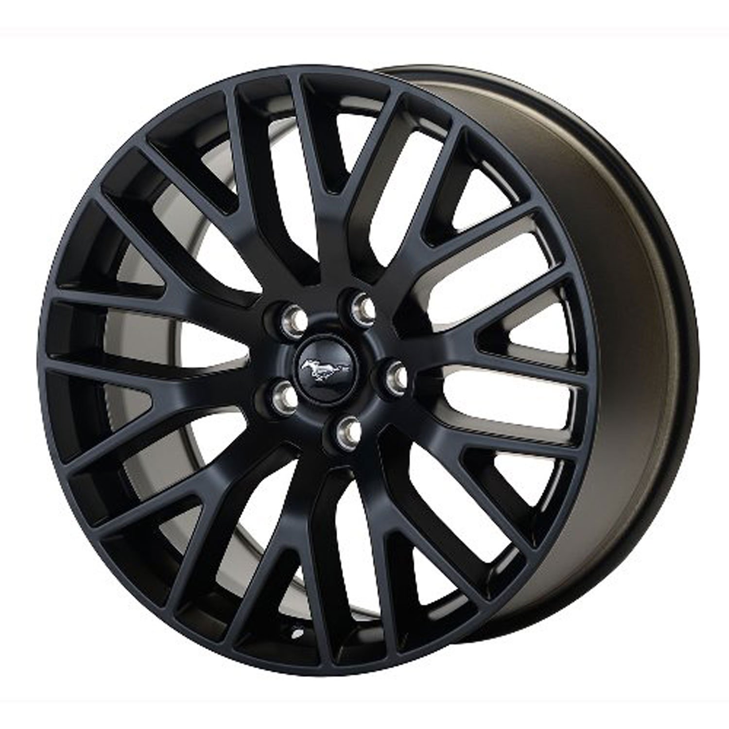 M-1007-M1995B GT Performance Pack Front Wheel For 6th Gen Ford Mustang [19" x 9.5"] Matte Black