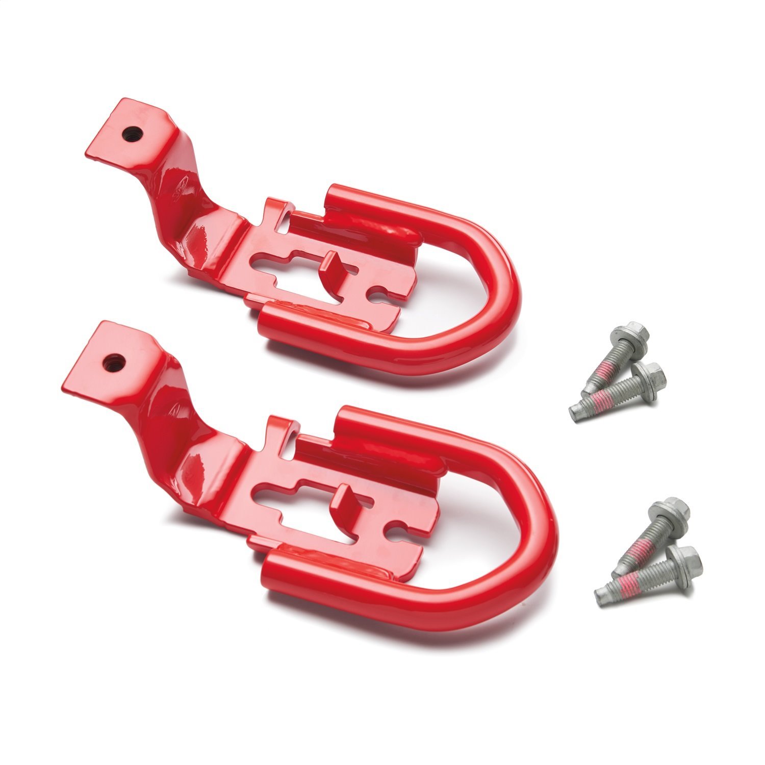 Ford Racing M-18954-RA - 2019 Ford Ranger Front Tow Hooks - Pair - Red