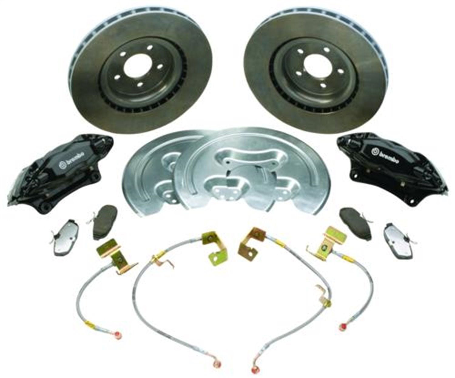 Front Brake Upgrade Kit 2005-14 Mustang GT Includes: