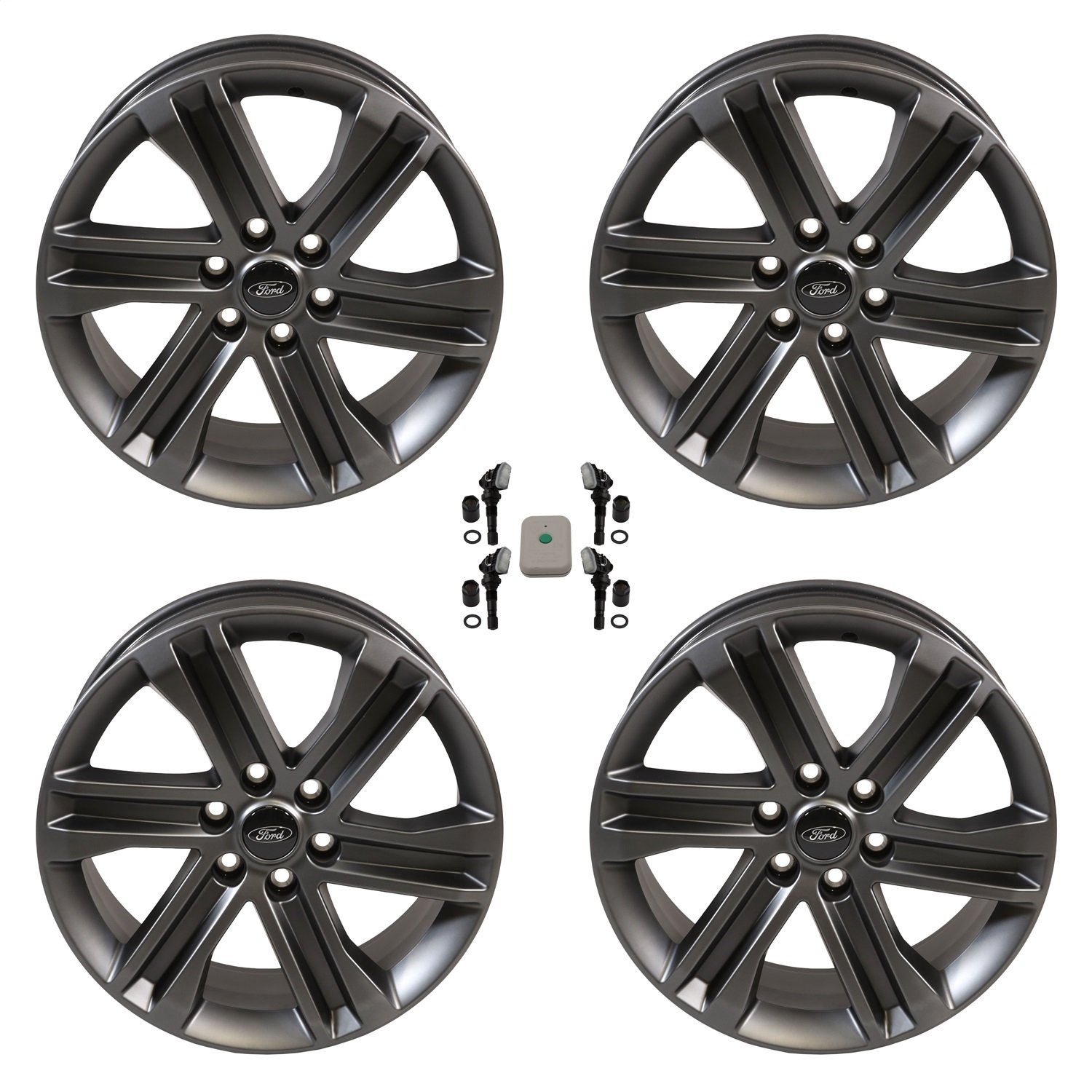 M-1007K-S2085F15 Six Spoke Wheel Kit Fits Select Ford