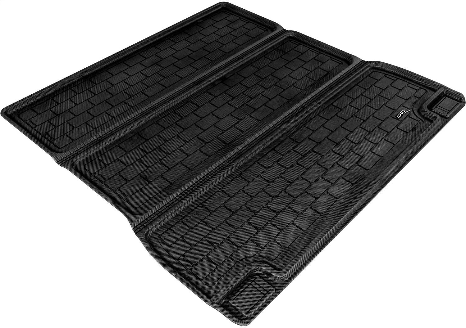 M1TY0511309 Cargo Liner, Kagu-Black, 1-Piece, Behind 2nd Row Seats, Stowable