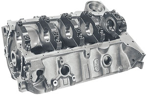 Little M Engine Block Small Block Chevy 9.02 in. Deck Height