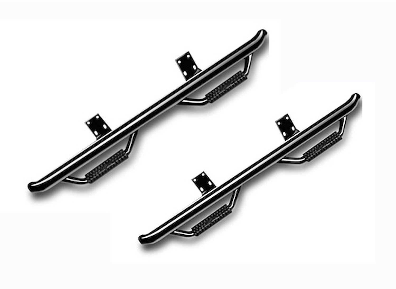 Cab Length Nerf Steps Fits Select Late-Model Ford Bronco 4-Door [Gloss]