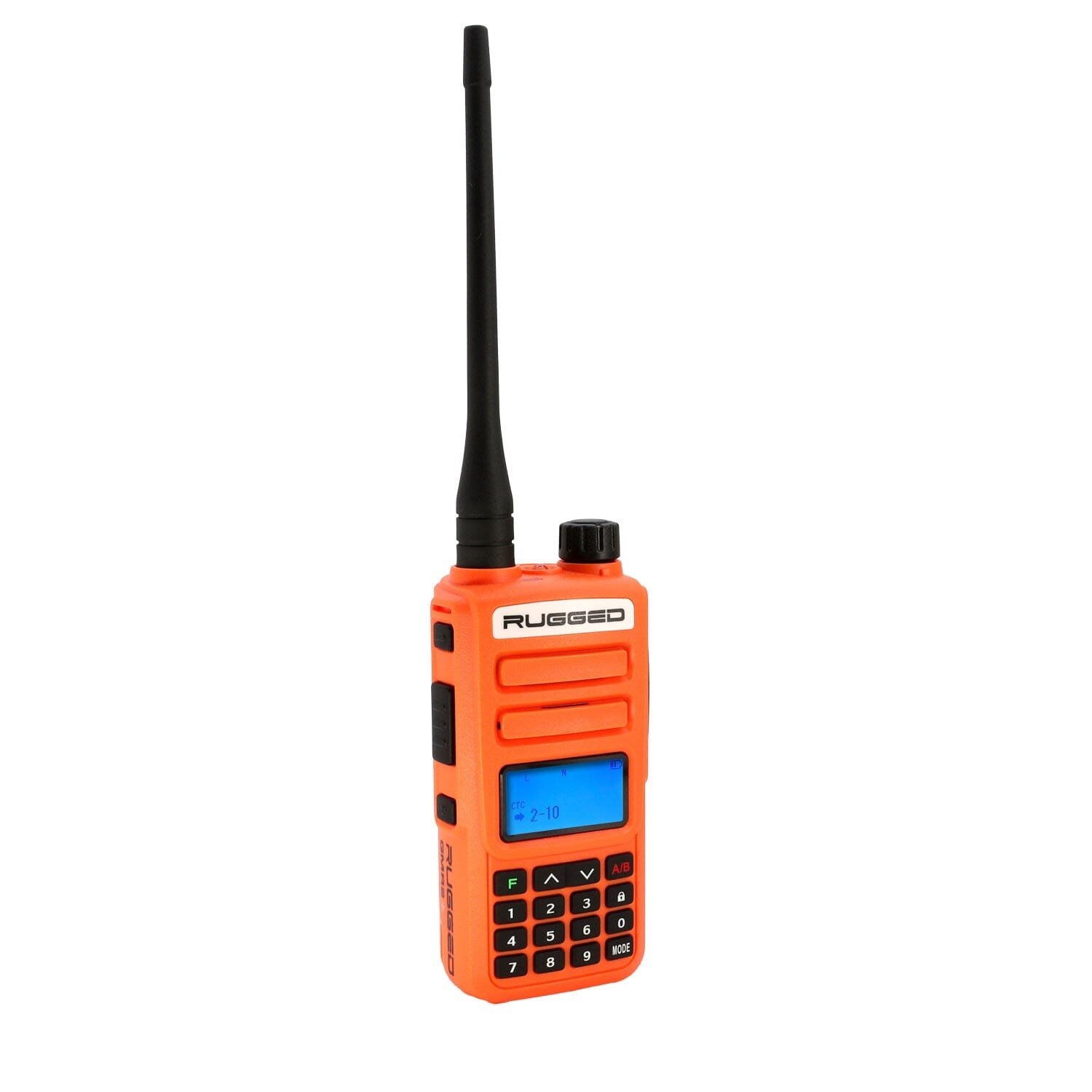 GMR2-PLUS-ORN Rugged GMR2 PLUS GMRS & FRS Two-Way Handheld Radio, Safety Orange