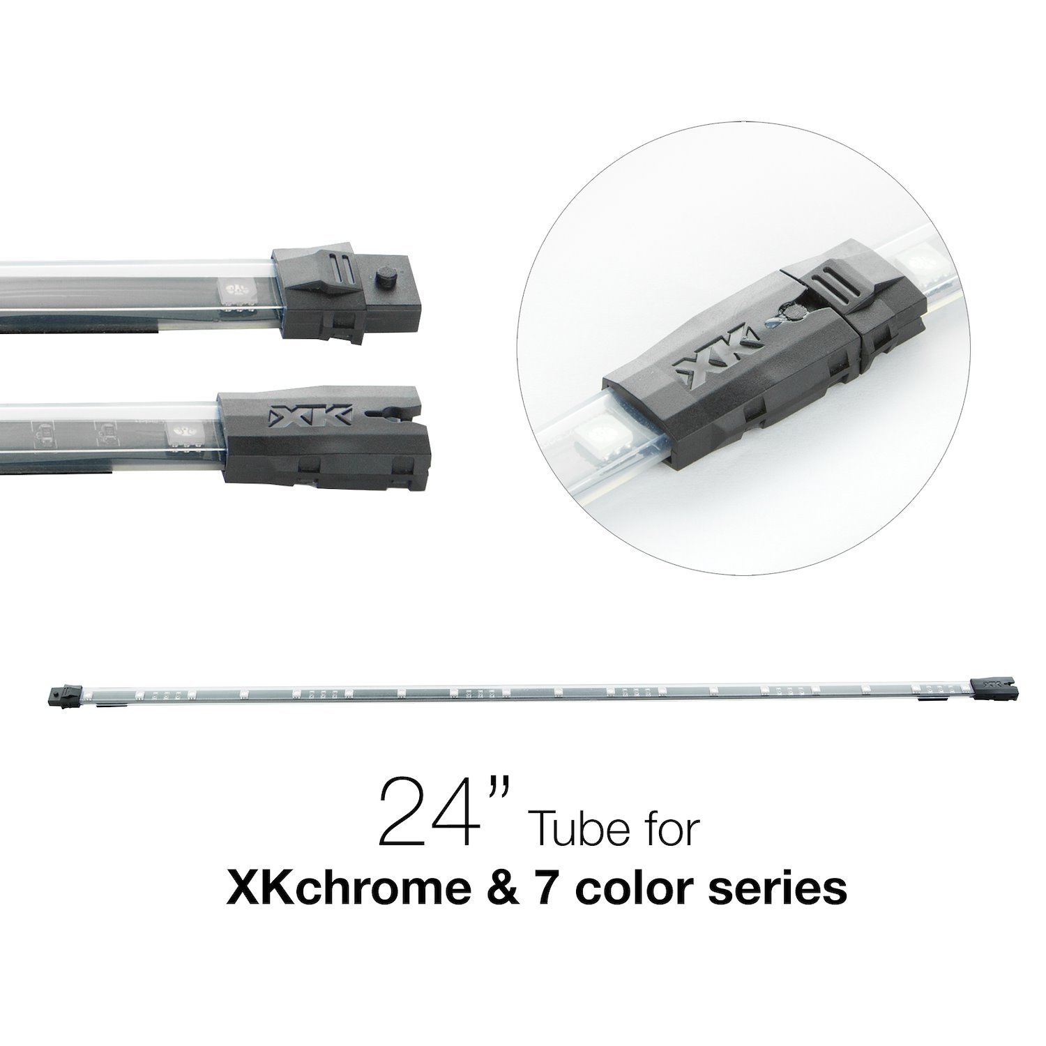 XK-4P-T-24 24 in. Multi-Color LED Tube, for XKCHROME & 7-Color Series, Universal Fit