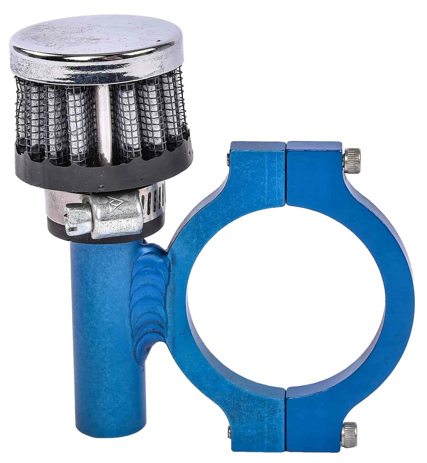 Vent Breather Clamp Blue
