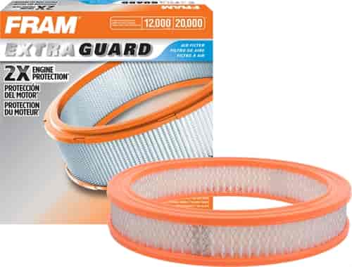 CA3300 Extra Guard Round Air Filter Fits Select 1958-1986 BMW, Ford, Mercury, Porshe Models