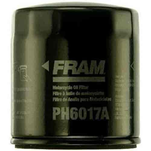 Fram Ph6017a Motorcycle Full Flow Lube Oil Filter Height 2 92 Jegs