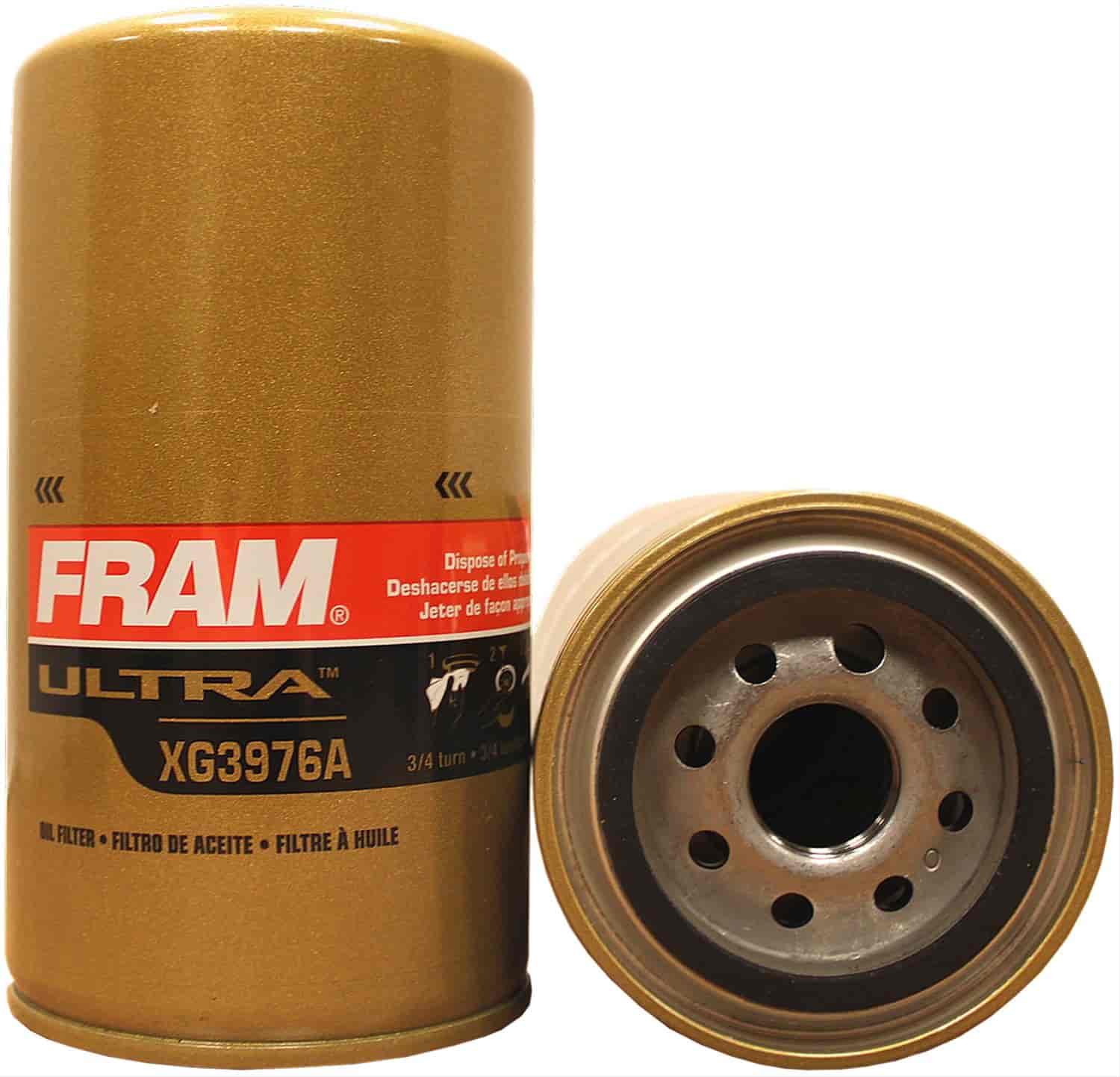 XG3976A Ultra Synthetic Oil Filter Fits Select Dodge, RAM Models
