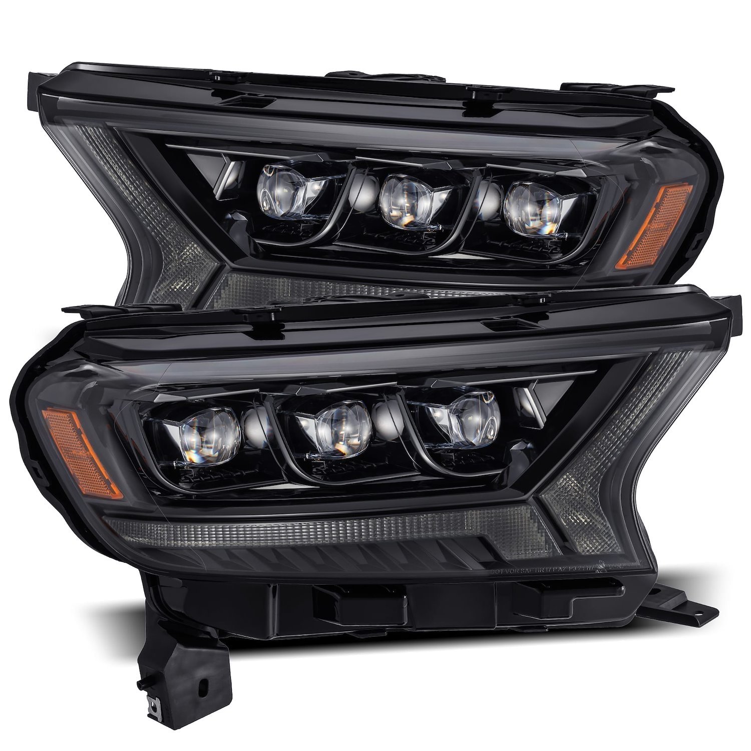 880123 NOVA-Series LED Projector Headlights for 2019-2022 Ford Ranger - Alpha-Black