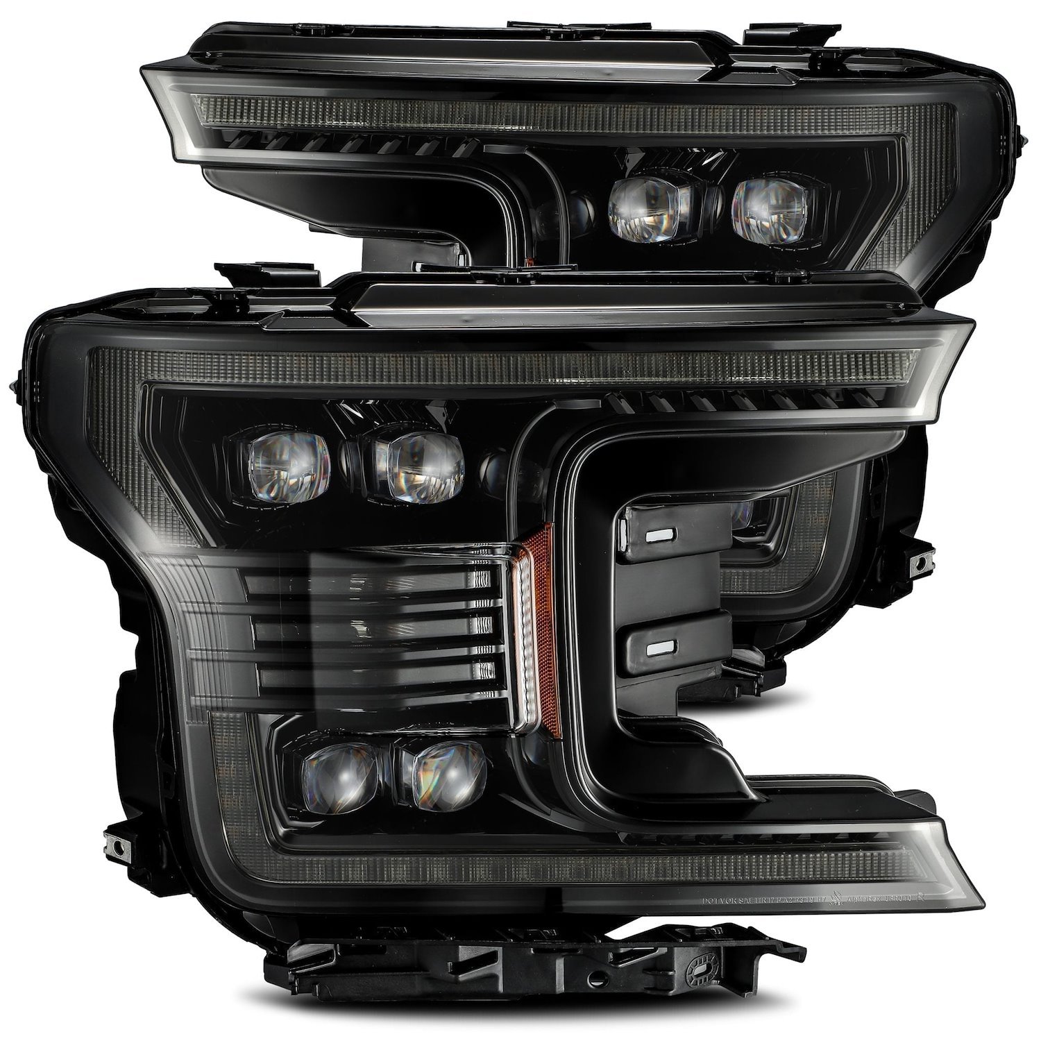 880165 NOVA-Series LED Projector Headlights for 2018-2020 Ford F-150 - Alpha- Black