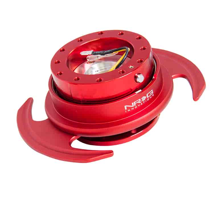 Generation 3.0 Quick Release Steering Wheel Hub Red Body & Red Ring