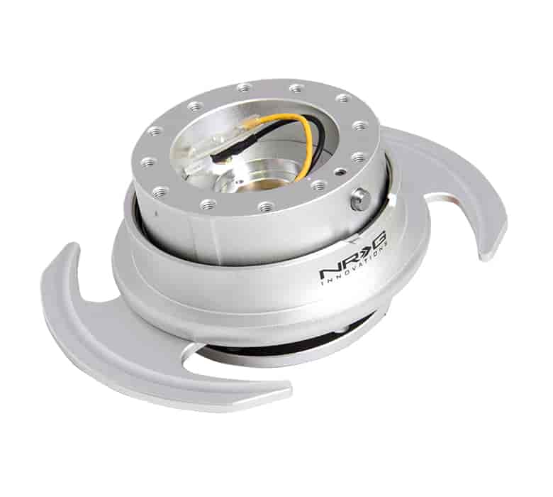 Generation 3.0 Quick Release Steering Wheel Hub Silver Body & Silver Ring