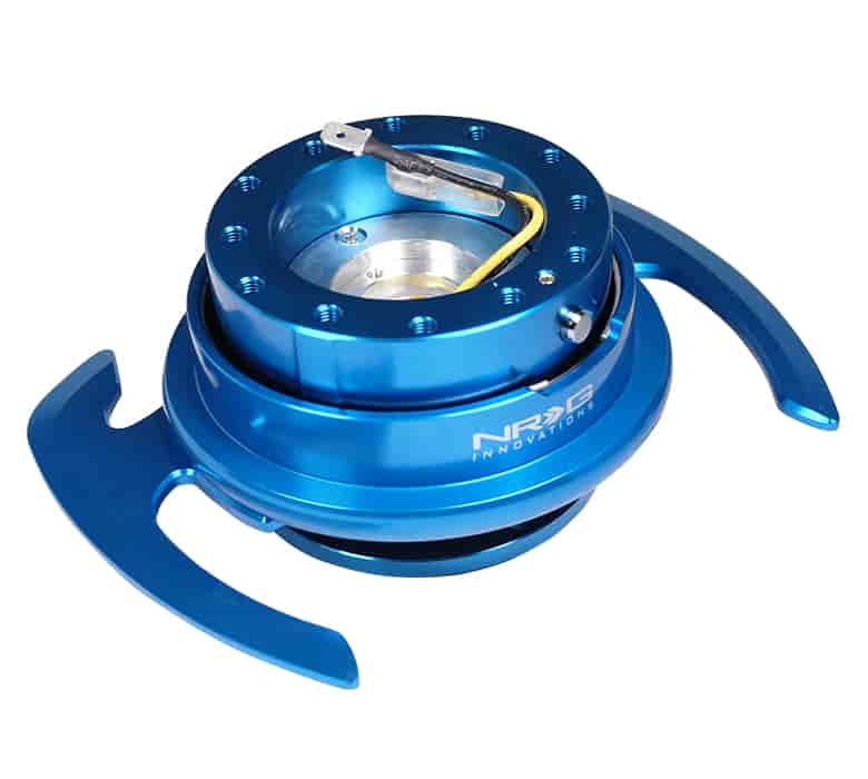 Generation 4.0 Quick Release Steering Wheel Hub - Blue Body with Blue Ring