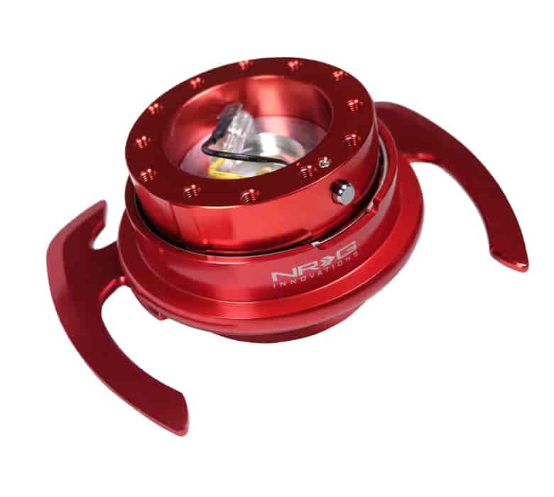Generation 4.0 Quick Release Steering Wheel Hub - Red Body with Red Ring