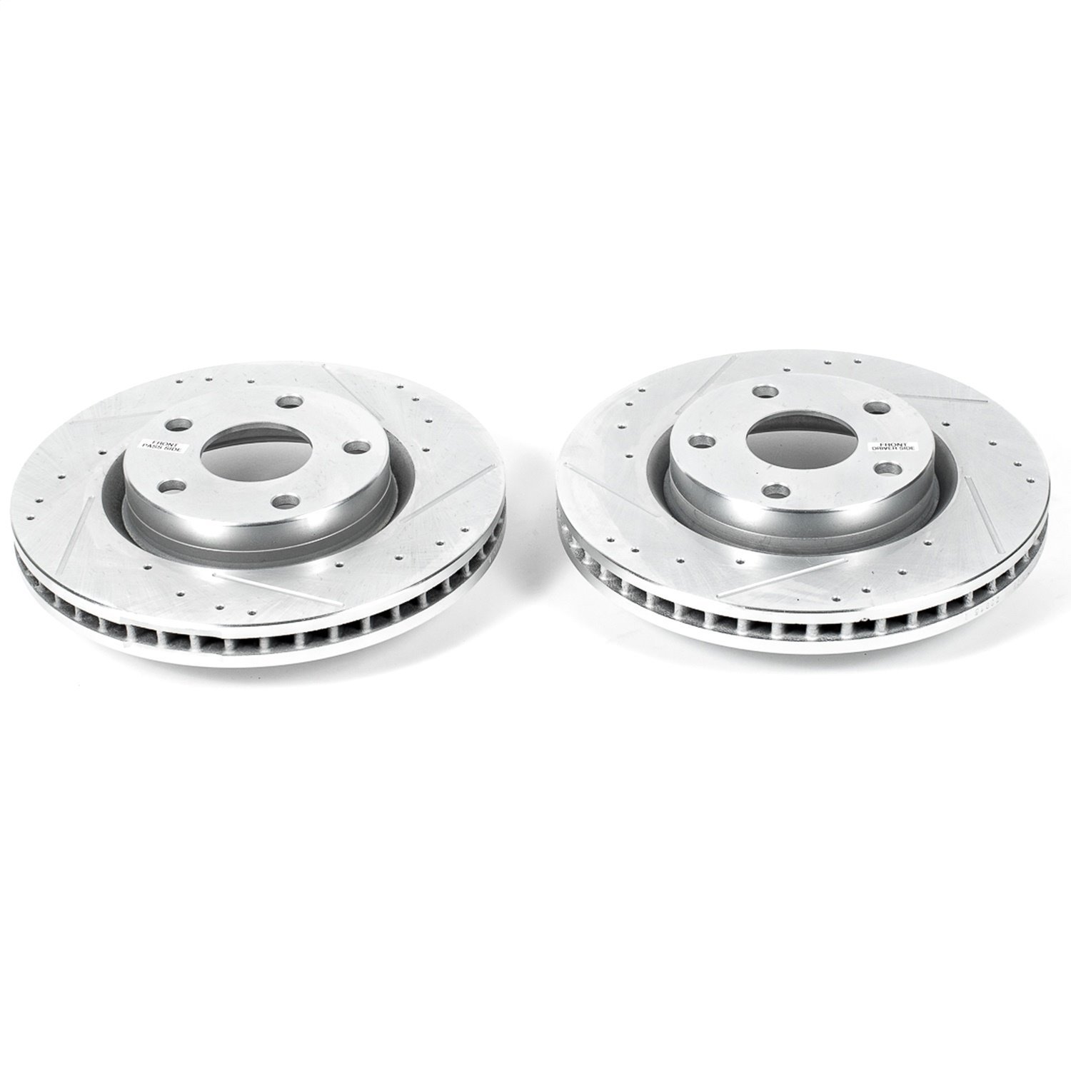 Cross-Drilled and Slotted Brake Rotors Front Highest Quality