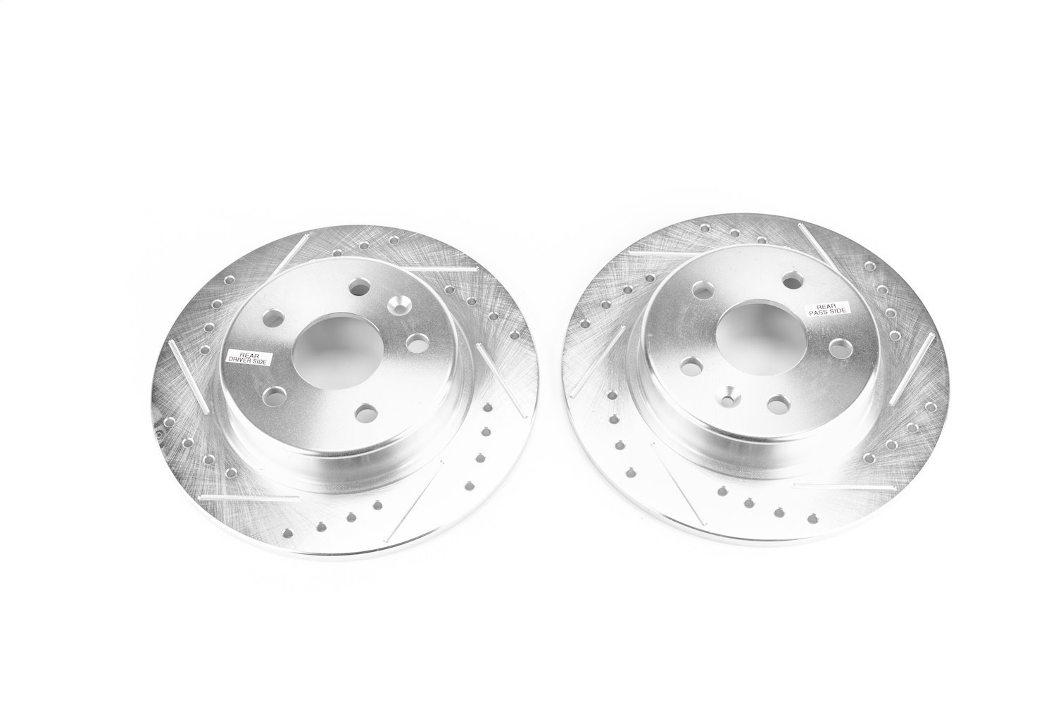 AR82178XPR Evolution Drilled and Slotted Rear Brake Rotors,