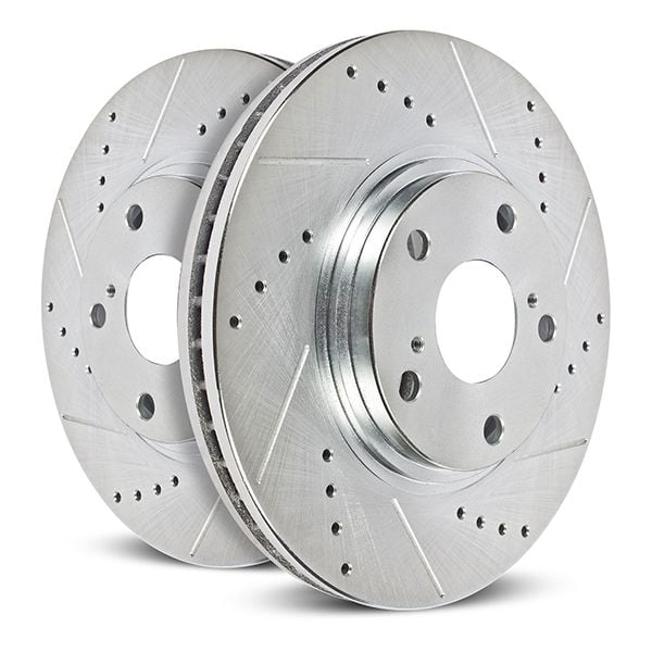 Extreme Performance Drilled And Slotted Brake Rotor Fits