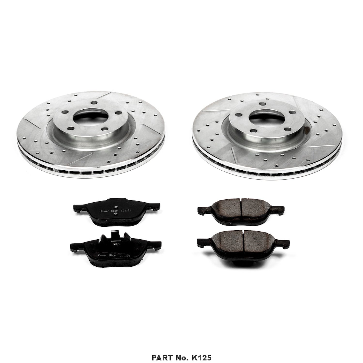 TA111943-5 Max Brakes Front /& Rear Premium OE Rotors and Metallic Pads Brake Kit