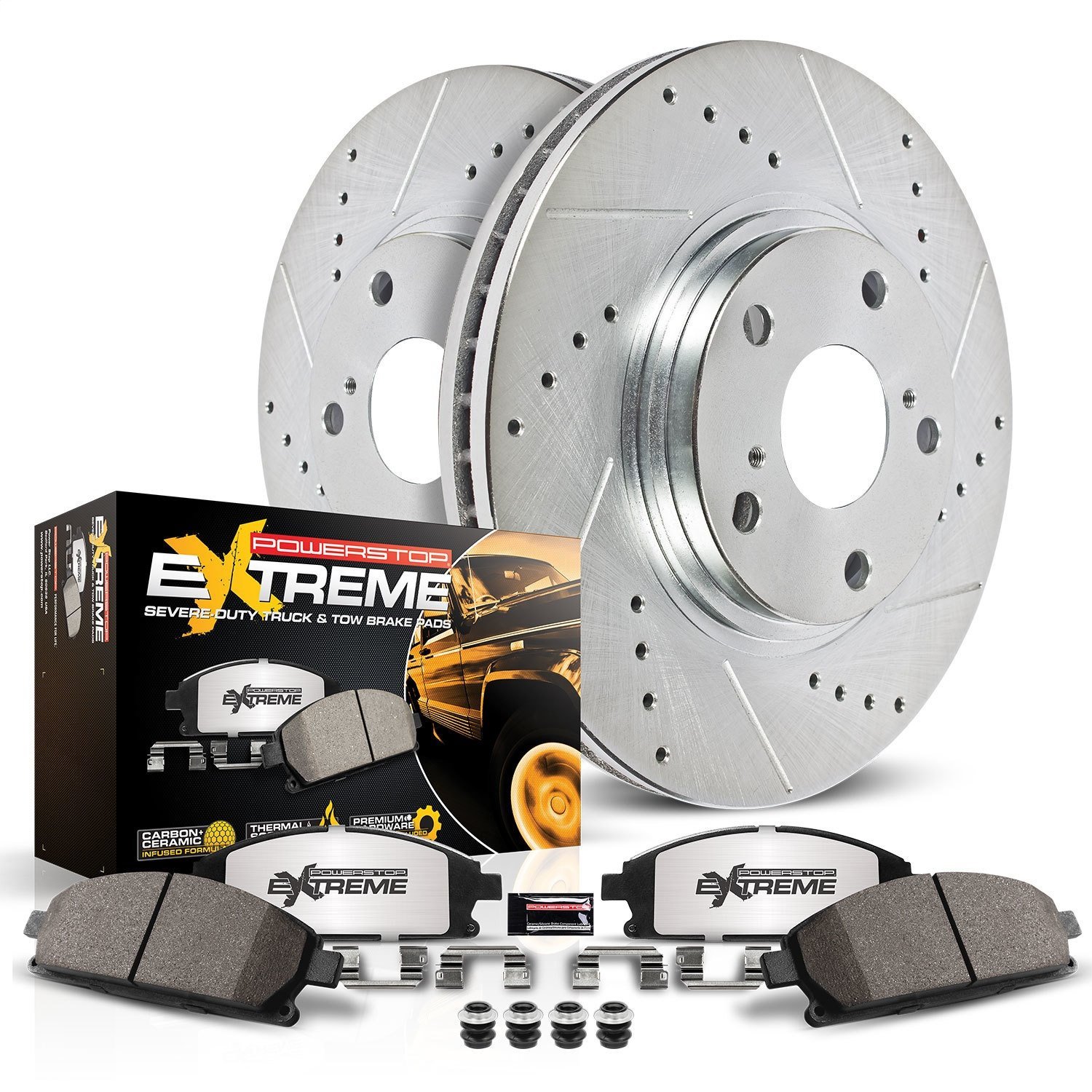 Heavy Duty Truck And Tow Brake Kit; Front;