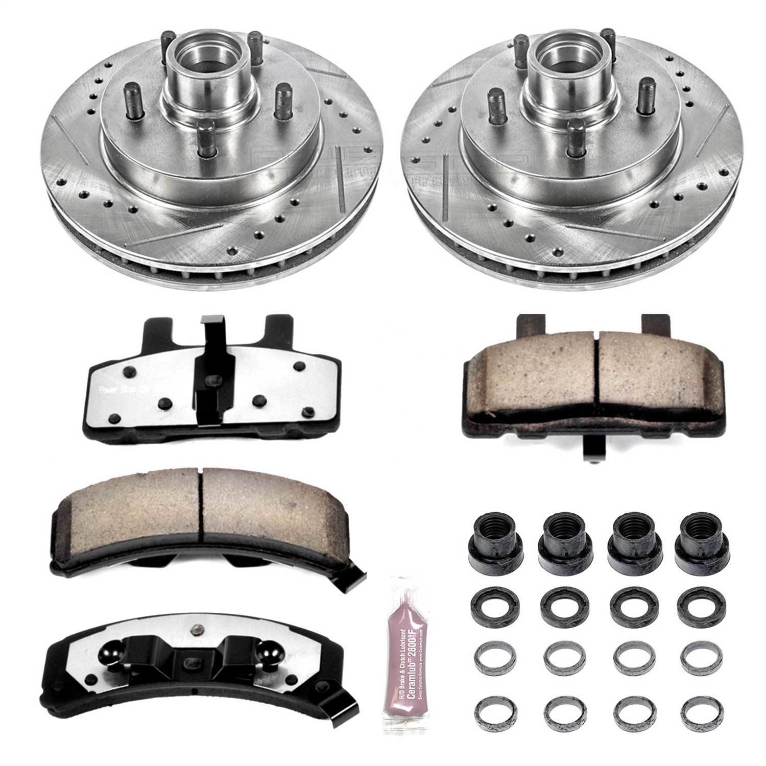 Z36 Front Brake Pads & Rotor Kit for Truck and Tow