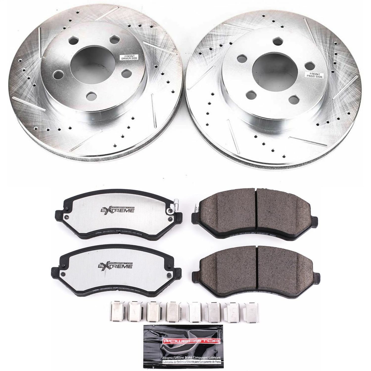 Truck and Tow Z36 Front Brake Pad and Rotor Kit
