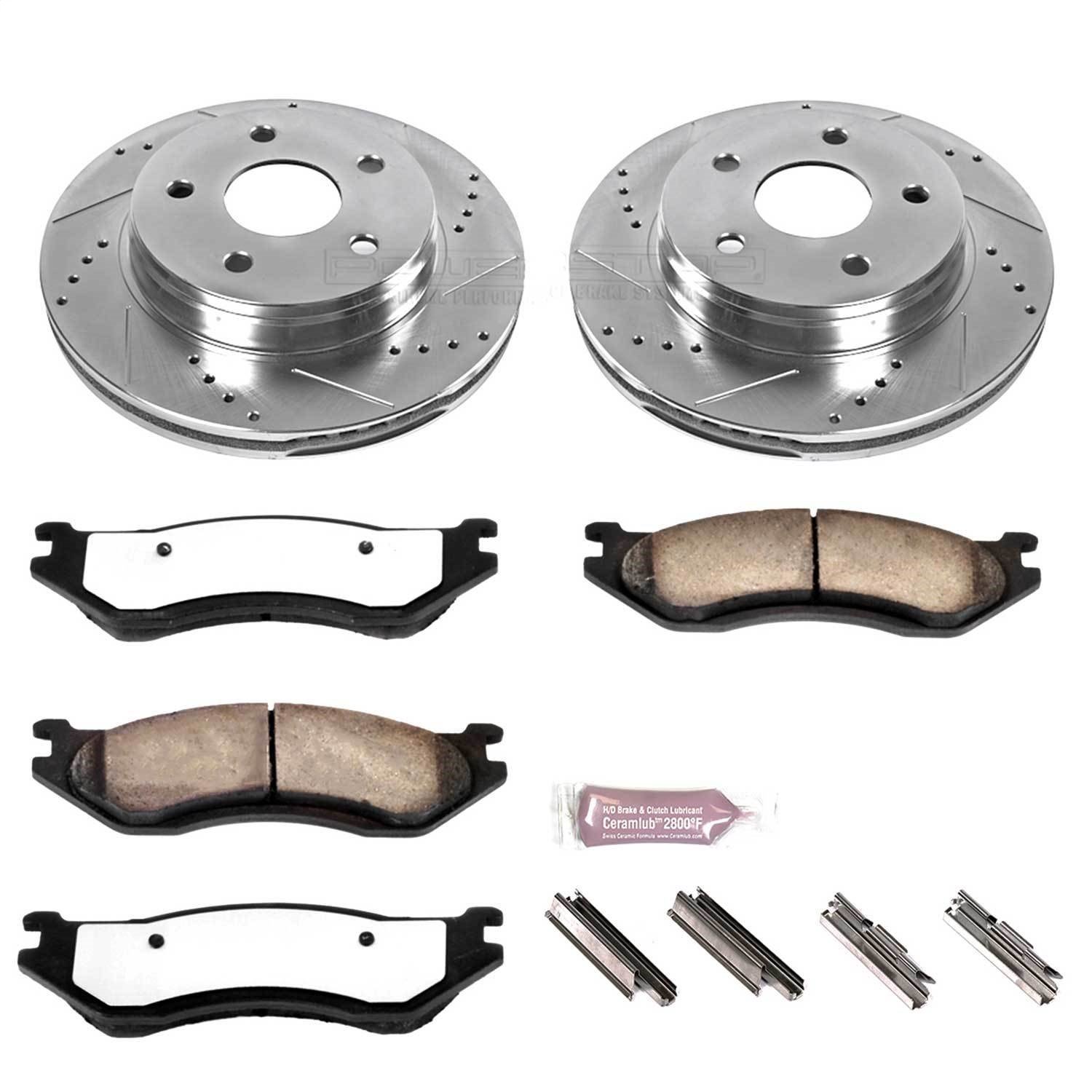 Z36 Front Brake Pads & Rotor Kit for Truck and Tow