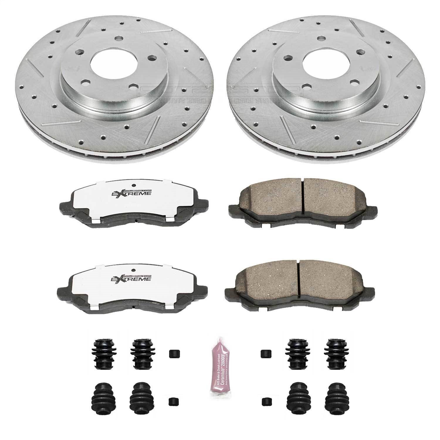 Z26 Brake Pads & Rotor Kit for Street