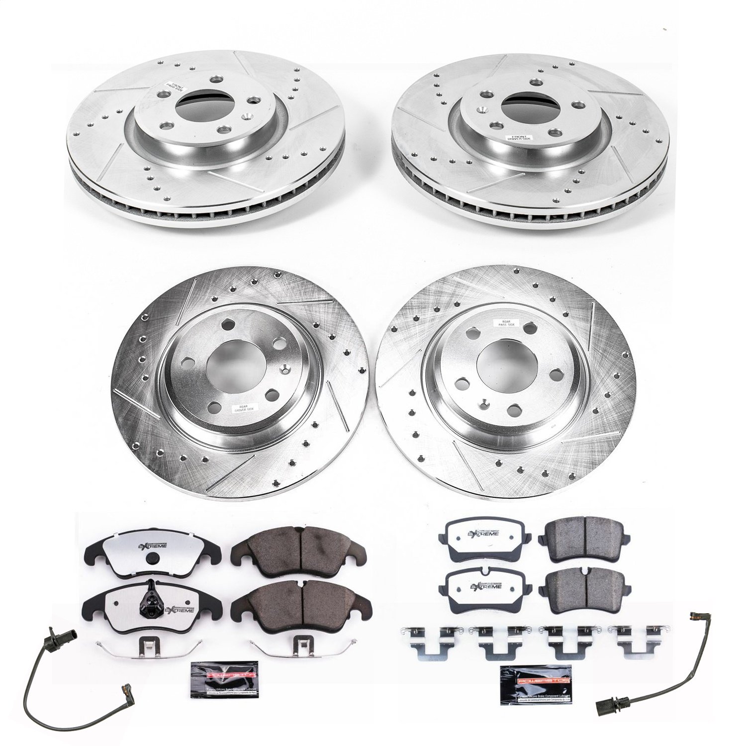 Z26 Brake Pads & Rotor Kit for Street