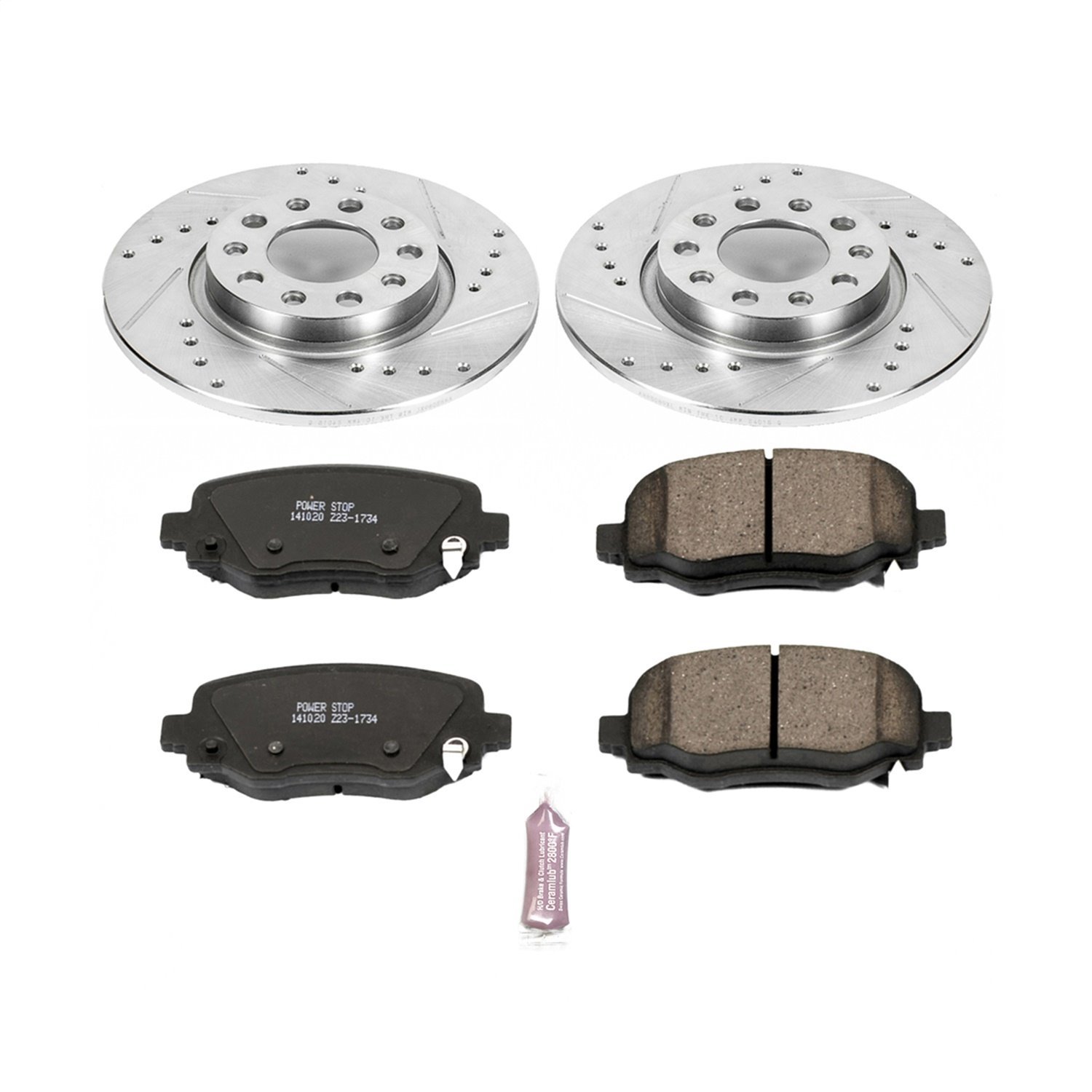 Z23 Rear Brake Pads & Rotor Kit for Late Model Chrysler, Jeep Models