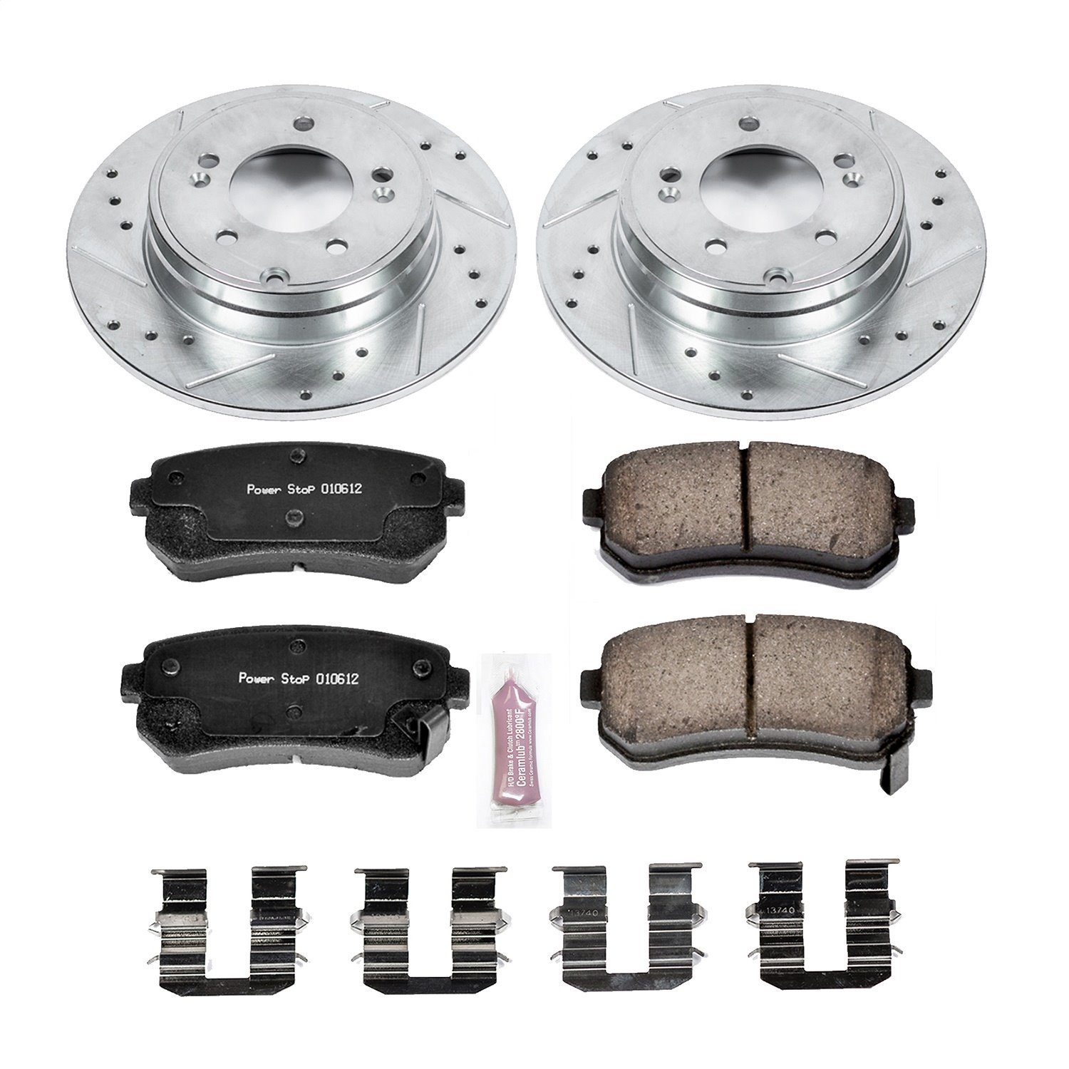 Z23 Rear Brake Pads and Rotors Kit for