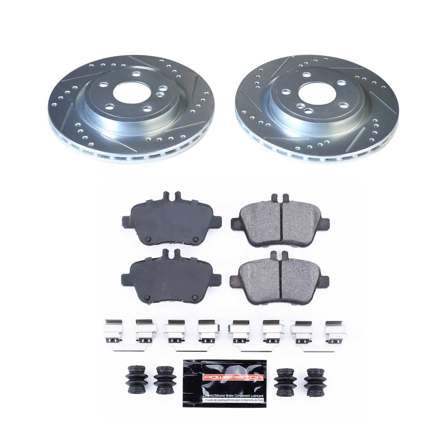 Z23 Front Brake Pads and Rotors Kit for