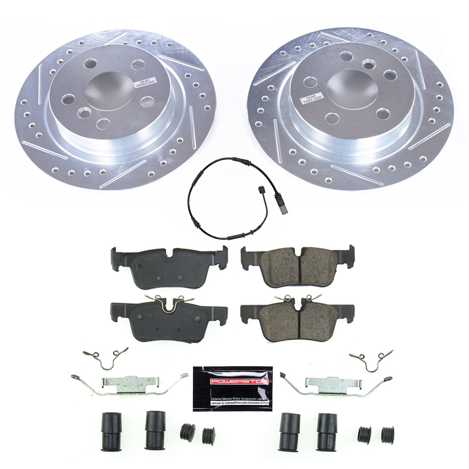 Z23 Rear Brake Pads and Rotor Kit Fits