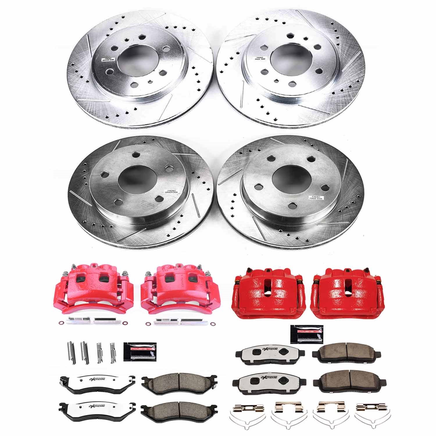 Truck and Tow Z36 Front Brake Pad, Rotor and Caliper Kit