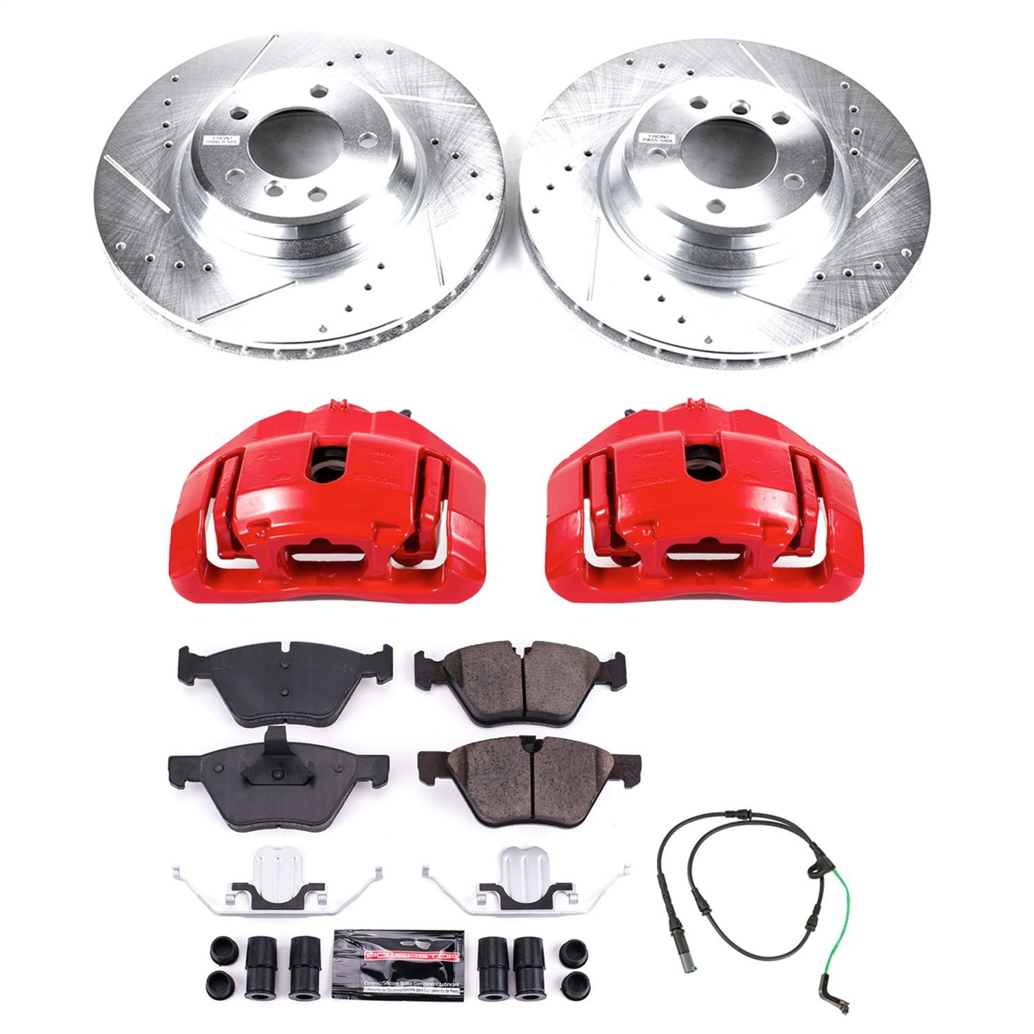 1 CLICK KIT W/CALIPERS FRONT 2007 BMW 335 Series/