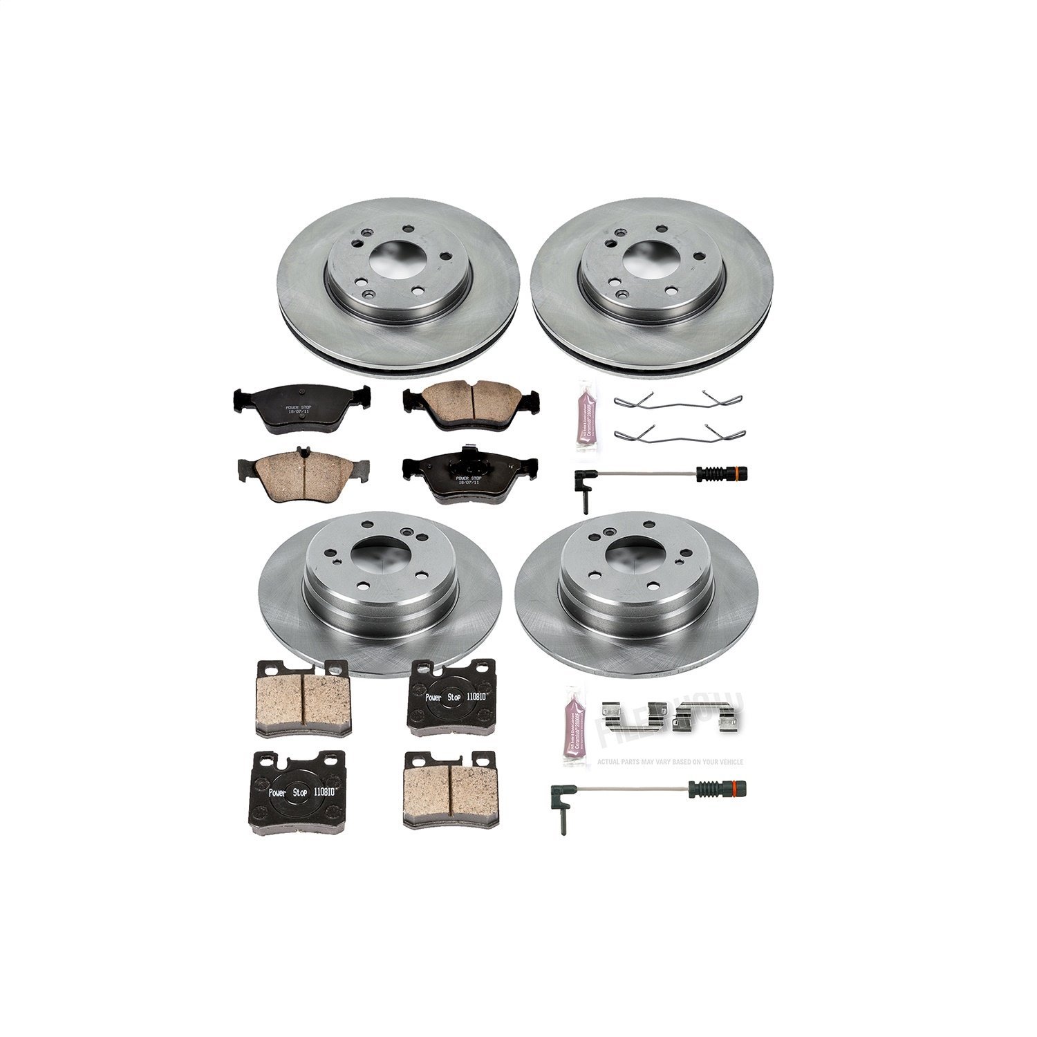 Front and Rear KOE4247 Autospecialty Daily Driver OE Brake Kit 