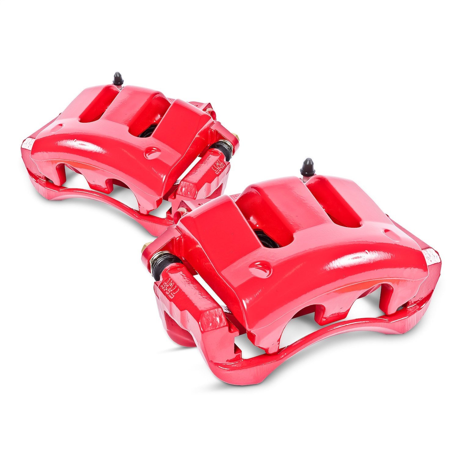 Performance Front Brake Calipers Powder Coated Red Pair