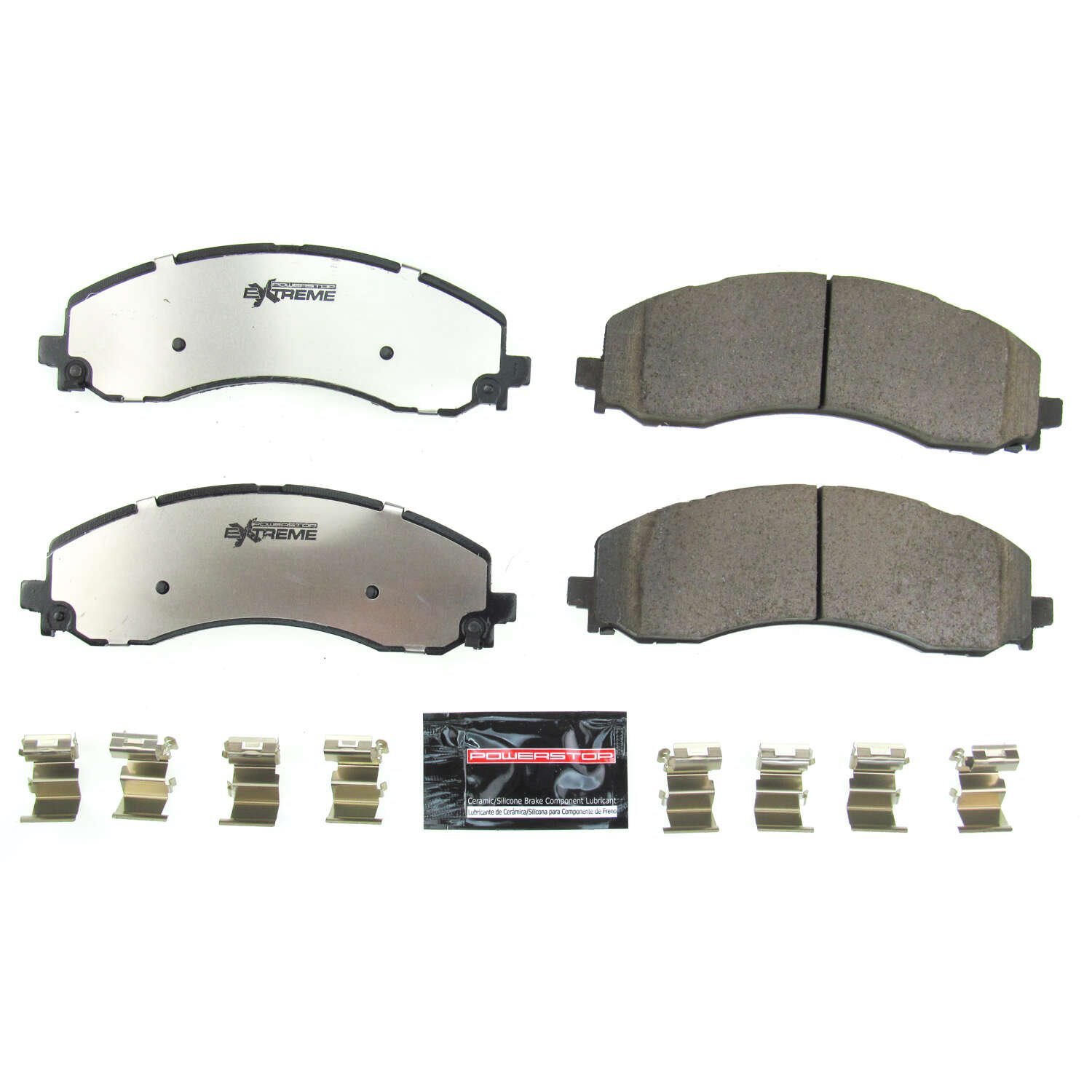 Z36 Truck And Tow Carbon Ceramic Front Brake Pads Fits Select Late Model Ram Trucks