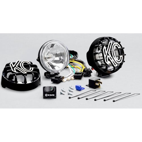 4" Rally 400 Halogen Light Kit Includes 2 Lights, 2 Guards, Harness, and Switch