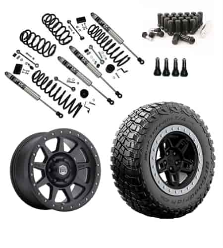2.5 In. Lift Kit With FOX Shocks for 2018 Jeep Wrangler JL Unlimited 4-Door