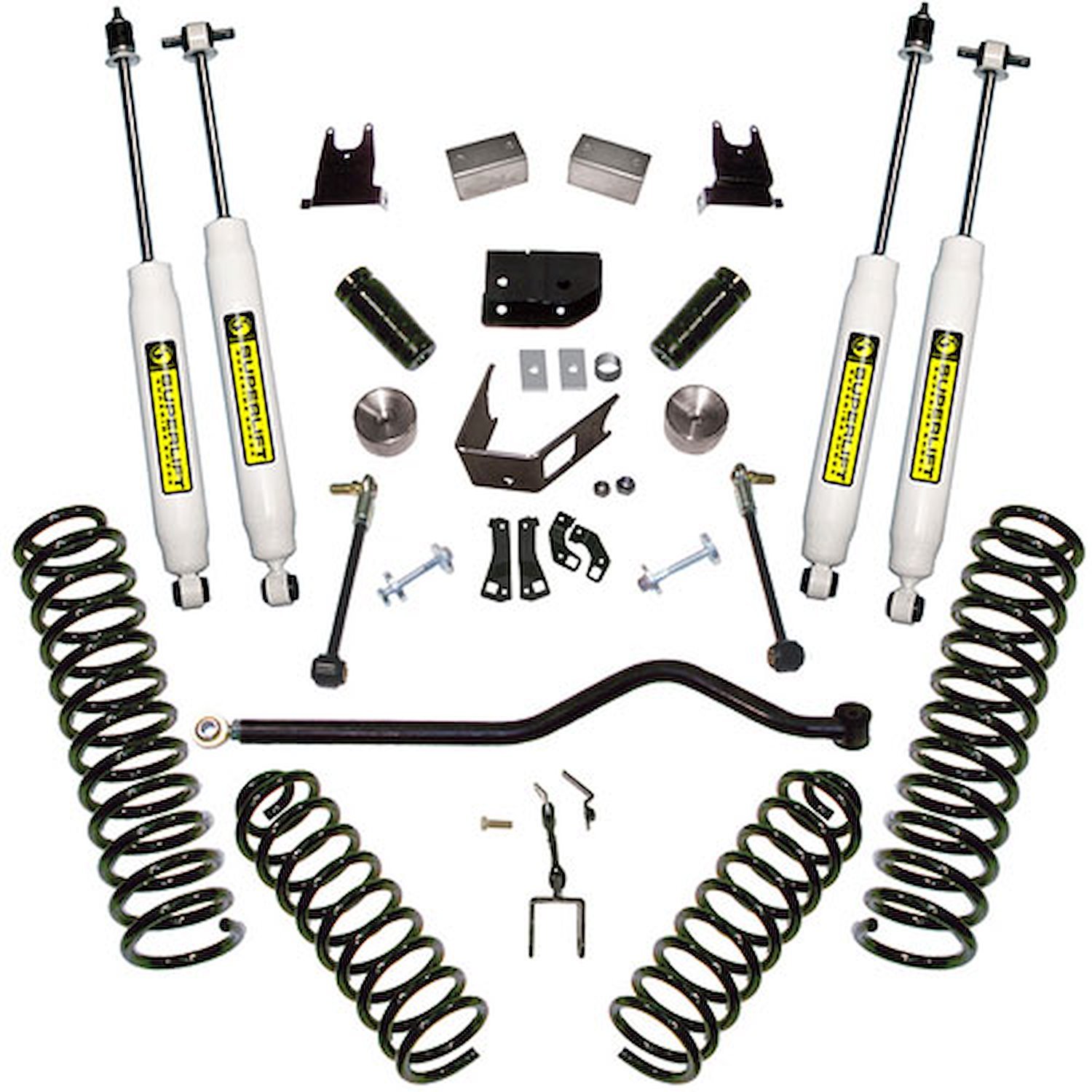 K928 Front and Rear Suspension Lift Kit, Lift Amount: 4 in. Front/4 in. Rear